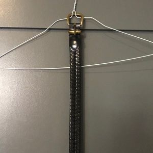 Coach Men’s Black Braided Belt